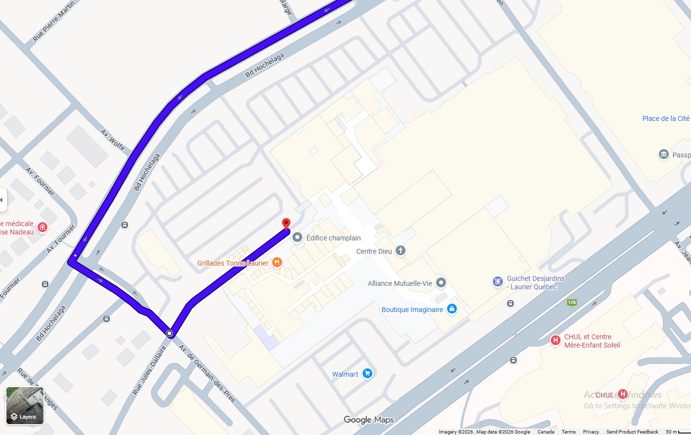 View of Hochelaga Road